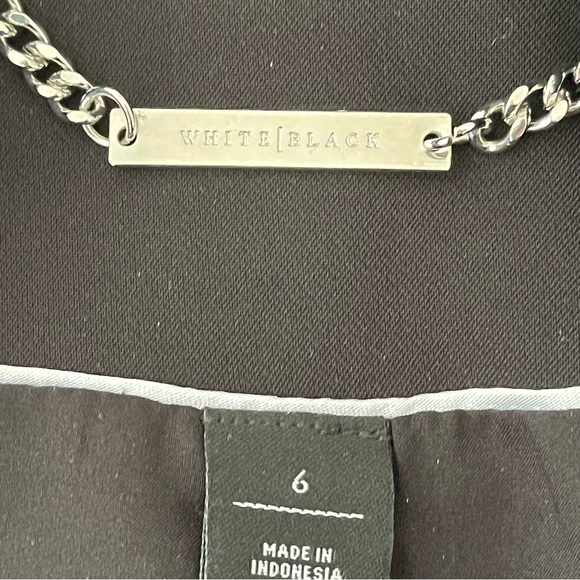 White House Black Market Soft Drape Black Washable Jacket - Picture 11 of 16